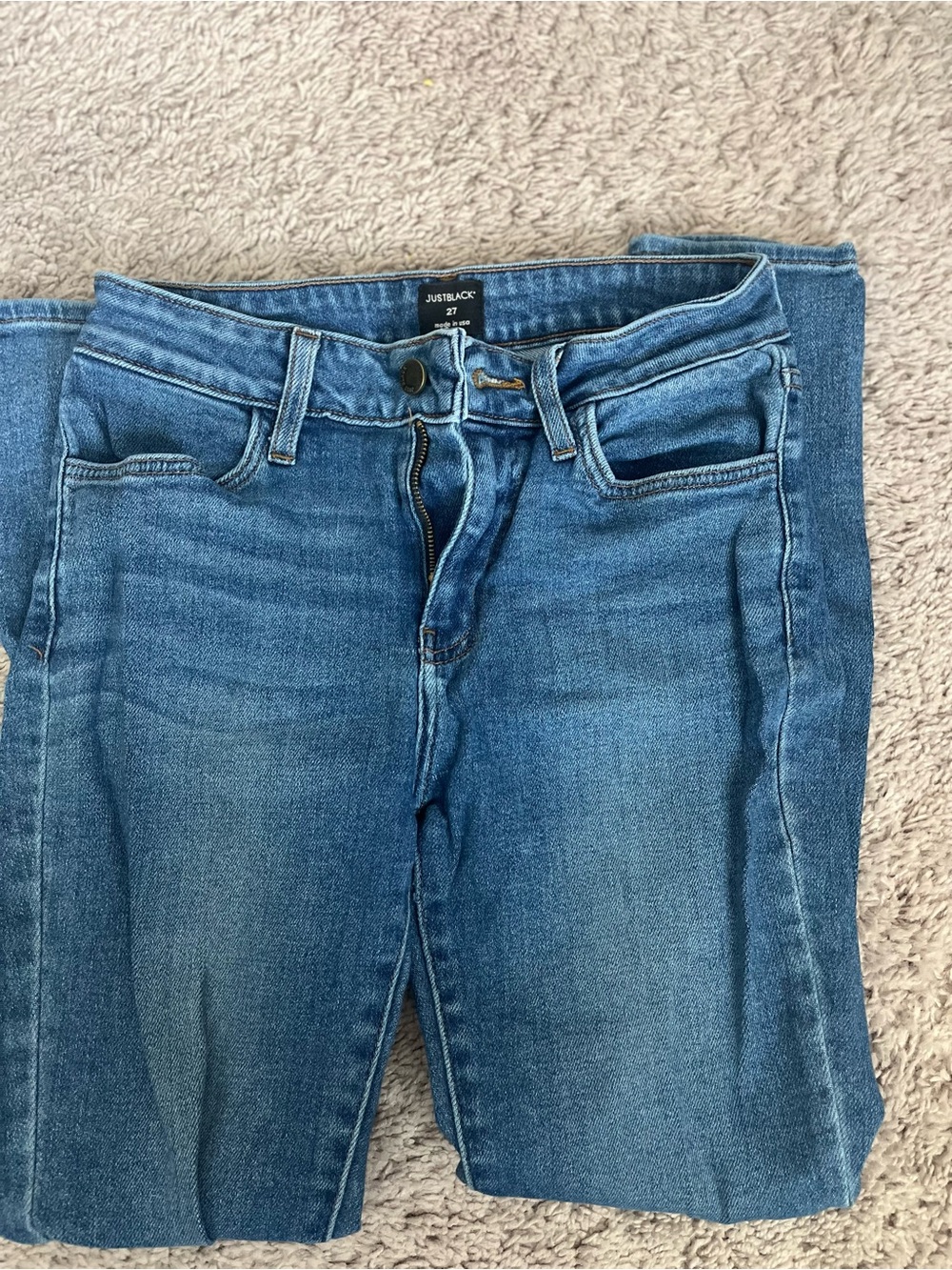 Just Black Women's Classic Blue Skinny Jeans